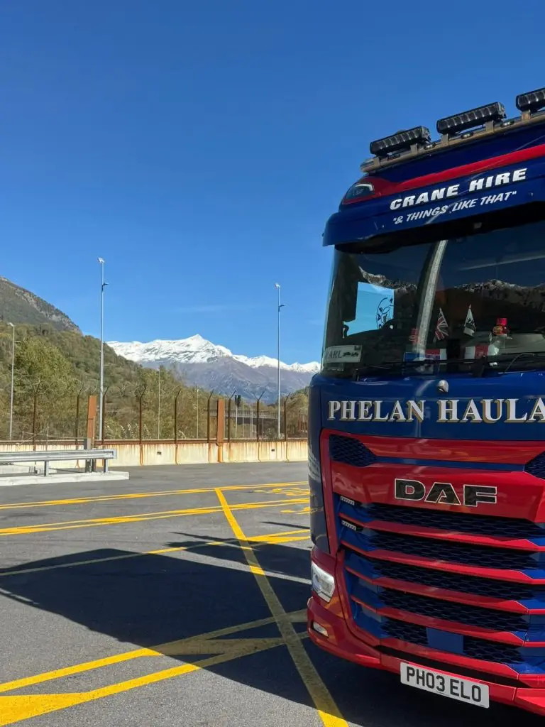 International HIAB services: Phelan Haulage on the road in Europe